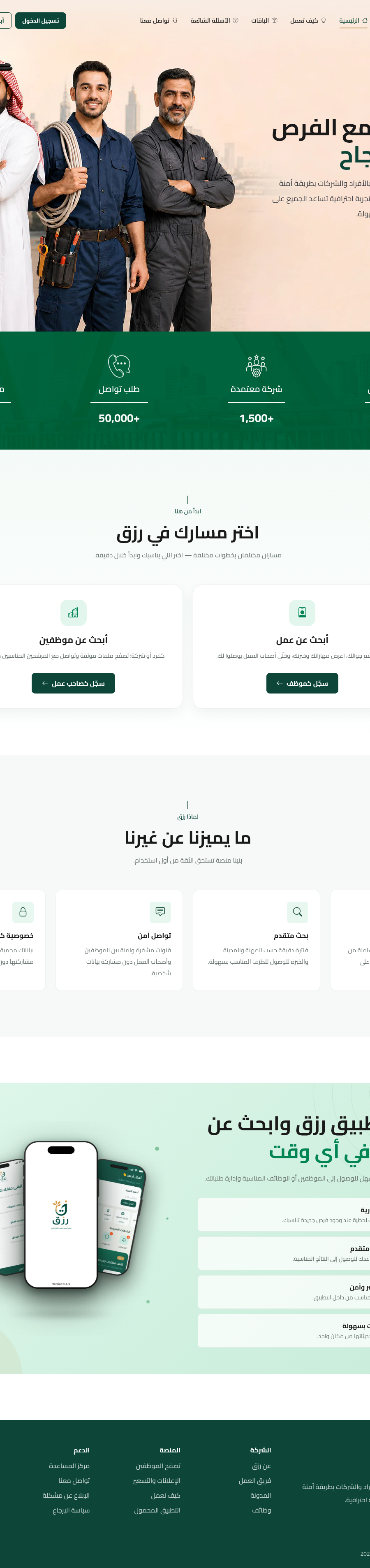 Teardown screenshot of rizqsa.com