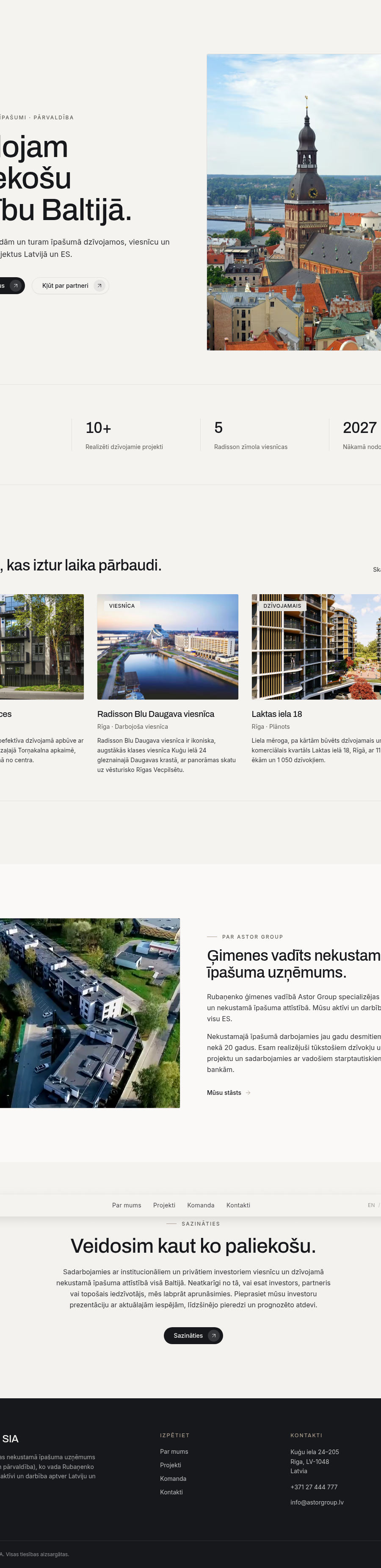 Teardown screenshot of astor-sia.vercel.app