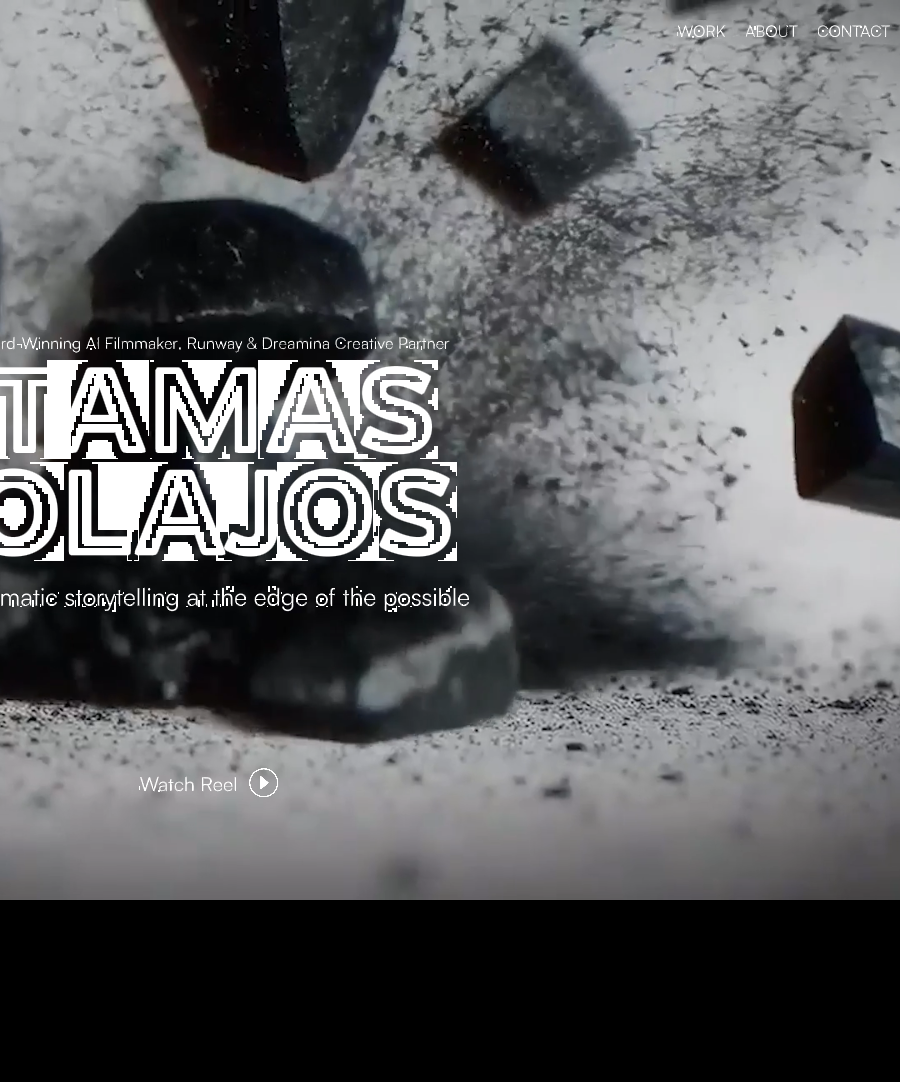 Teardown screenshot of tamasolajos.com