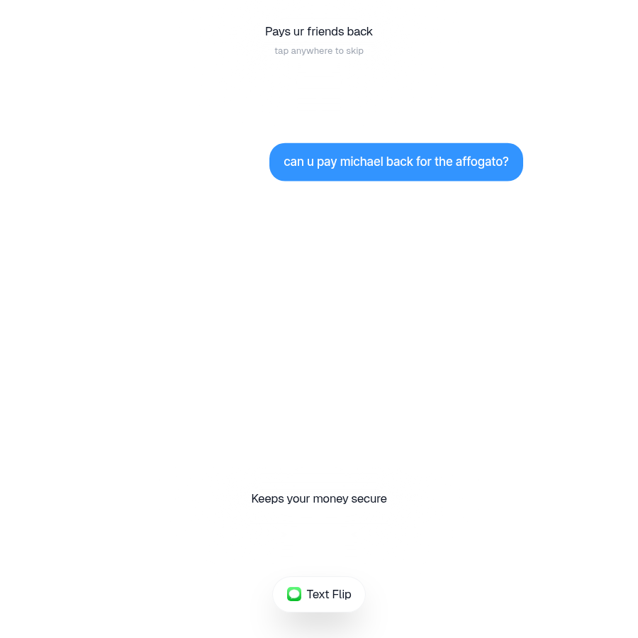 Teardown screenshot of fliptexts.com