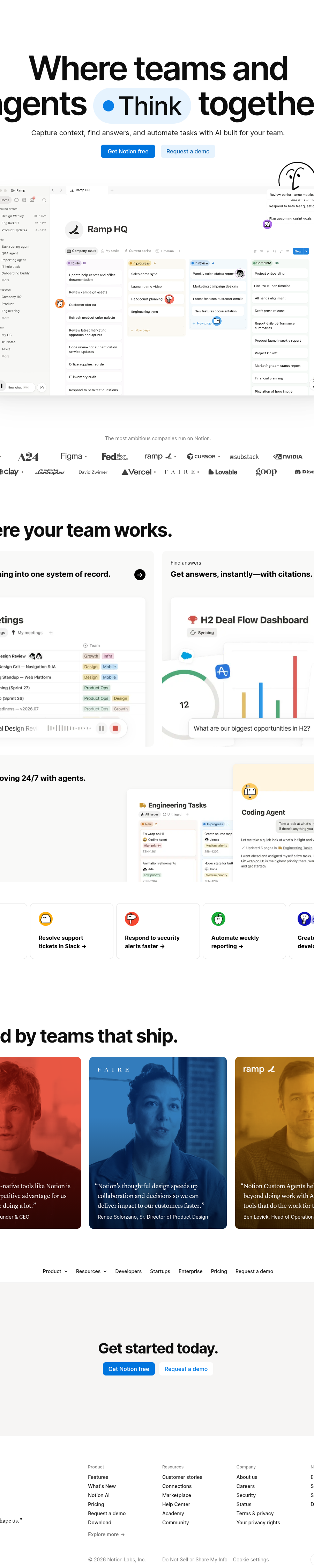 Teardown screenshot of notion.so