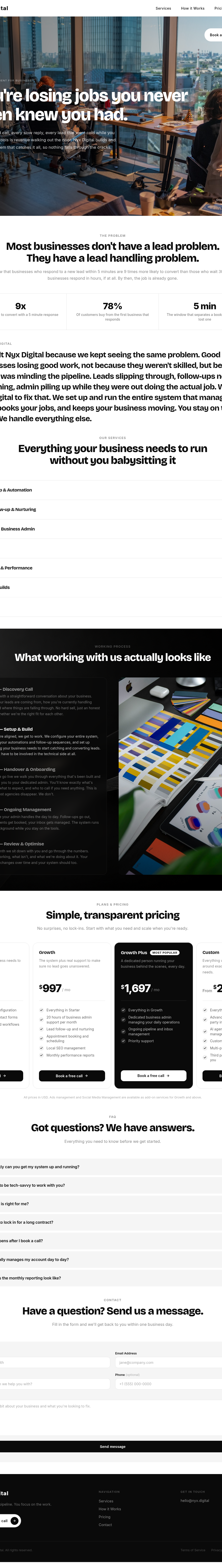 Teardown screenshot of nyx.digital