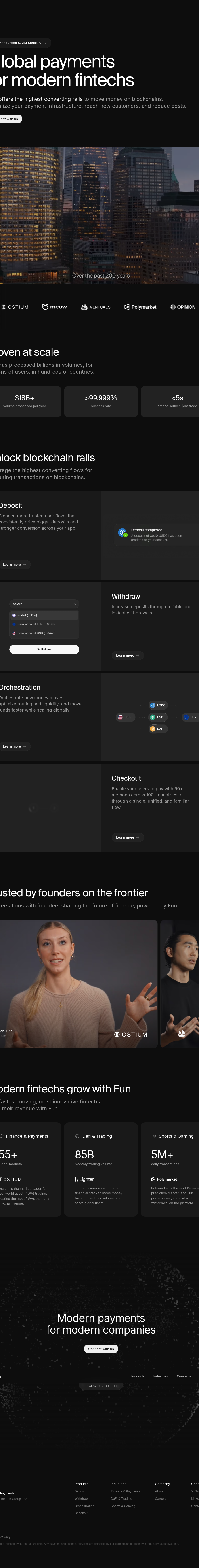 Teardown screenshot of fun.xyz