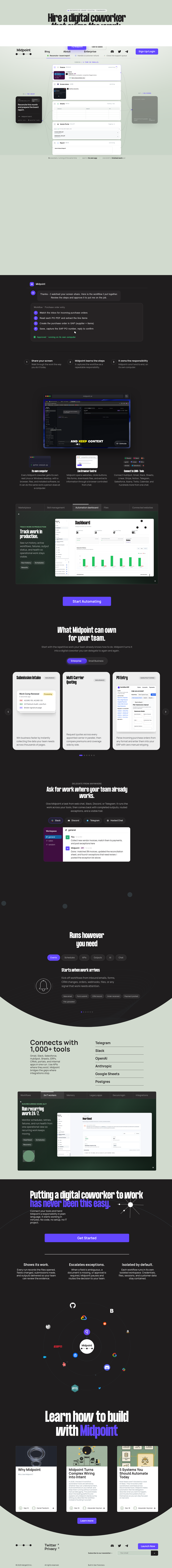 Teardown screenshot of midpoint.ai