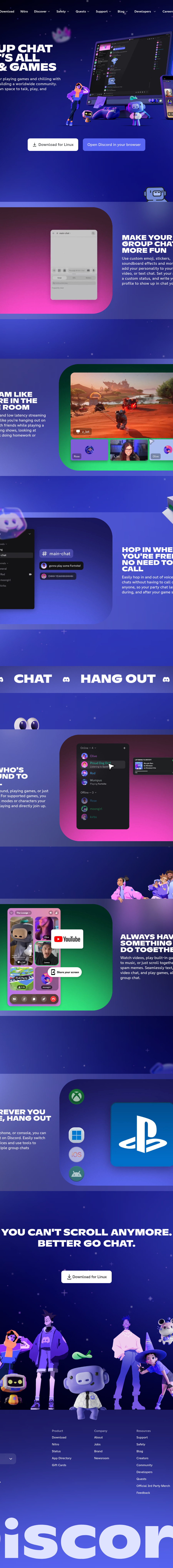 Teardown screenshot of discord.com