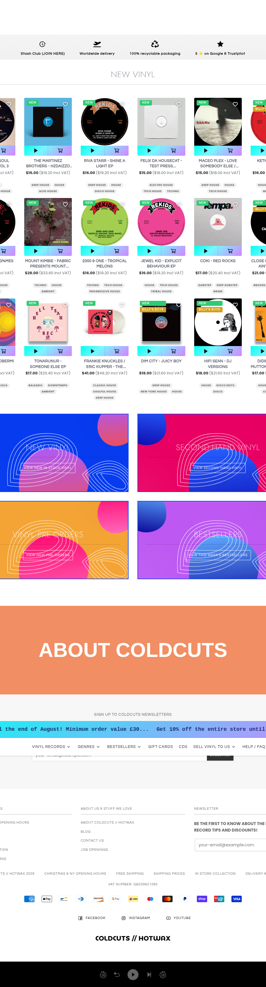 Teardown screenshot of coldcutshotwax.uk