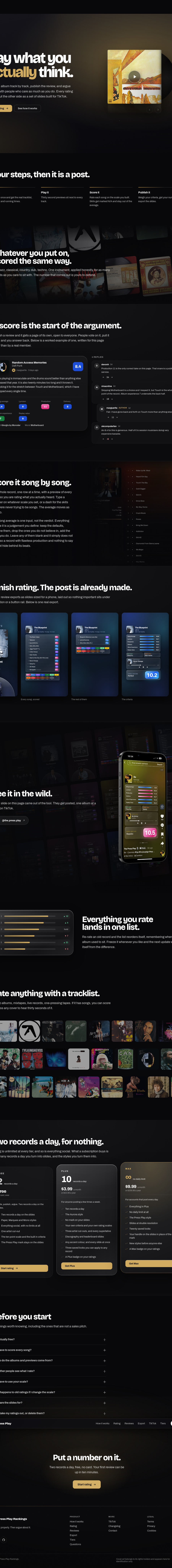 Teardown screenshot of pressplay-cyan.vercel.app