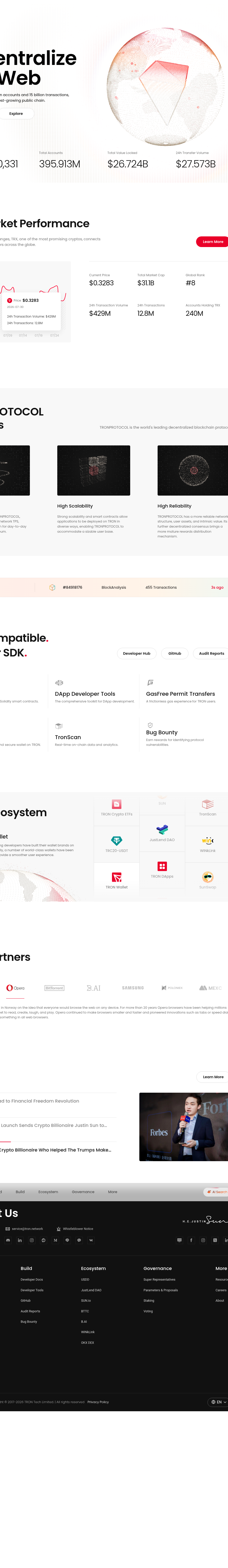 Teardown screenshot of tron.network